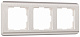 Werkel Stream W0032113 Рамка на 3 поста (перламутровый)