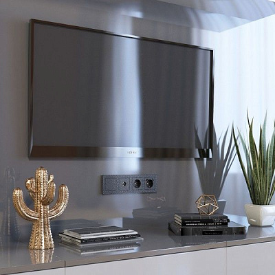 Werkel Hammer W0042408 Рамка на 4 поста (черный)