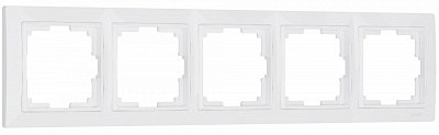 Werkel W0052001 Рамка на 5 постов (белый, basic)