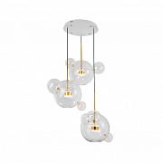 Kink Light 07545-4 (3A),21 Подвес Галла прозрачный Led 42W