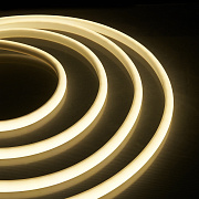 FERON Гибкий неон 14,4W Led2835/180 теплый белый 3000К 12V  IP68