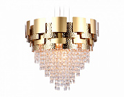 Ambrella TR5243/9 GD/CL золото/прозрачный E14/9 max 40W D600*840 Люстра