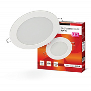 Светильник RLP-VC 12W встраиваемый круг белый, 6500К 960Лм 145 (110) мм IP40