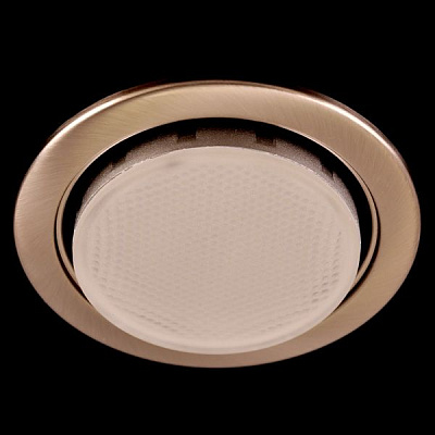 Ecola GX53 H4 сатин-хром Светильник