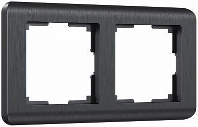 Werkel Stream W0022104 Рамка на 2 поста (графит)