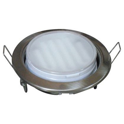 Ecola GX53 H4 сатин-хром Светильник