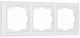 Werkel W0032001 Рамка на 3 поста (белый, basic)