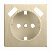 Werkel WL10-USB-CP Накладка  для розетки USB (шампань рифленый)