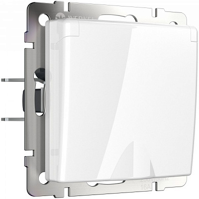 Werkel W1171201 Розетка влагозащишенная с защитной крышкой (белая)