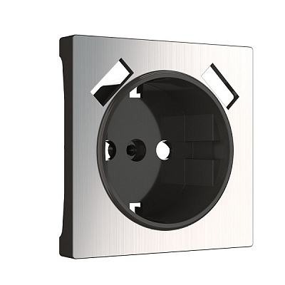 Werkel W1179502 Накладка для USB розетки (глянцевый никель)