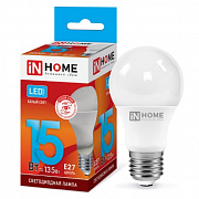 LED-A60-VC 15Вт 230В Е27 4000К 1350Лм IN HOME Лампа светодиодная