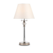 Ambrella Настольная лампа LH71007 BN/WH никель/белый E14 max 40W D260*505