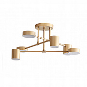 Kink Light 07649-6A,33 Люстра Мекли золото d85 h45 Led 3*6W+3*8W (3000К)