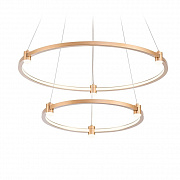 Ambrella FL5508/2+6 GD золото 45W 3000K/4200K/6400K D600/400*1300 (без ПДУ) Люстра