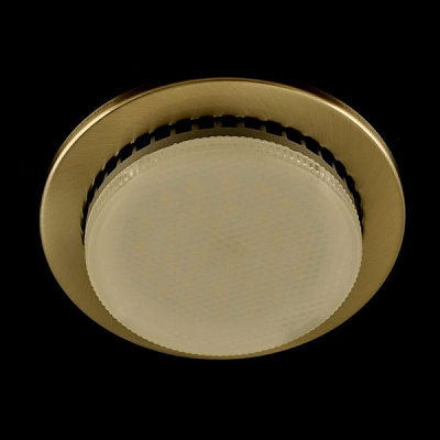 Ecola Light GX53-H6 сатин-хром Светильник встраиваемый