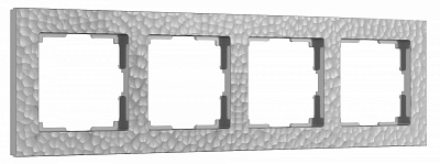 Werkel Hammer W0042406 Рамка на 4 поста (серебряный)