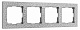 Werkel Hammer W0042406 Рамка на 4 поста (серебряный)