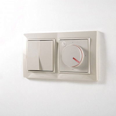 Werkel W1120003 Выключатель двухклавишный (слоновая кость)