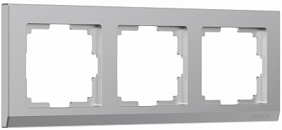 Werkel Stark W0031806 Рамка на 3 поста (серебряный)