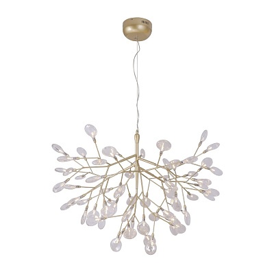 Светильник подвесной EVITA SP63 GOLD/TRANSPARENT   CRYSTAL LUX