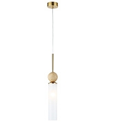 Ambrella LH53256 BS/FR латунь/белый матовый E14 max 40W Светильник подвесной