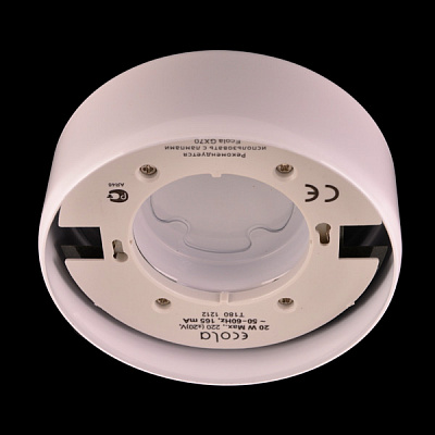Ecola GX70 G16 белый Светильник накладной