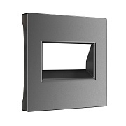 Werkel W1191164 Накладка для двойной розетки Еthernet RJ-45 (графит матовый)