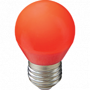 Ecola globe LED 5,0W E27 G45 220V color Red шар Красный Лампа светодиодная